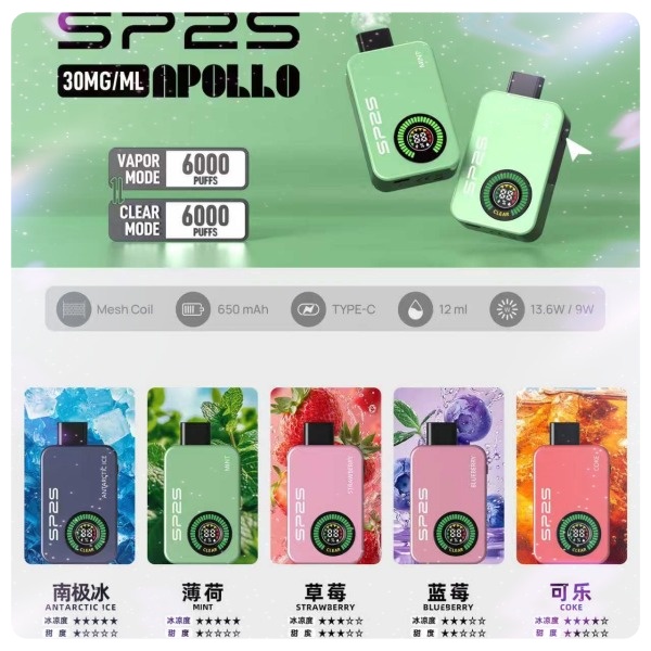 SP2S拋棄式12000口 口味齊全 S